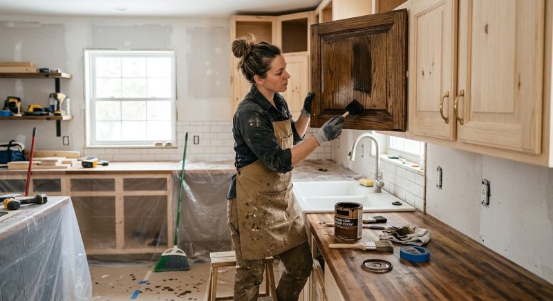 Kitchen Cabinet Refinishing in Lafayette, IN