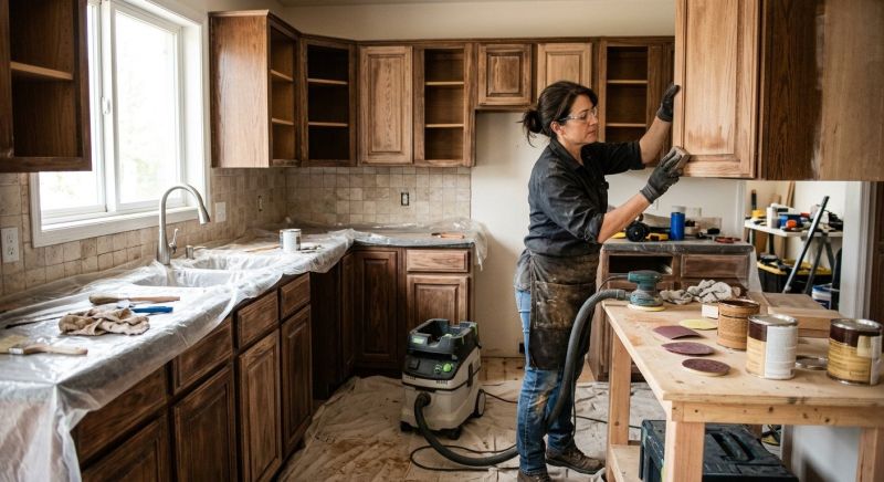 Kitchen Cabinet Refinishing in Muncie, IN